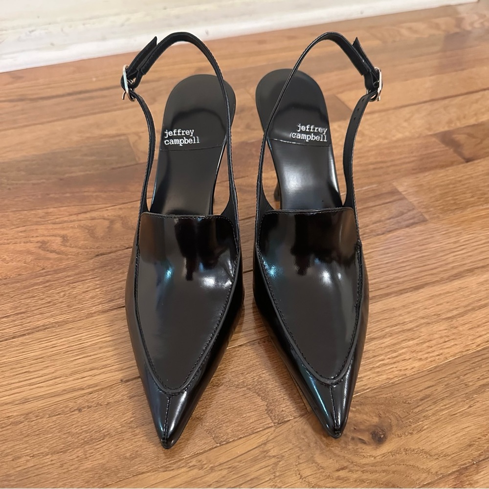 Jeffrey Campbell Slingback Kitten Heels Sz 6.5